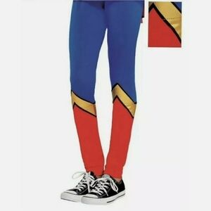 NWT DC Supergirl Leggings Pants Bottoms Girls up to Size 12 Halloween Costume